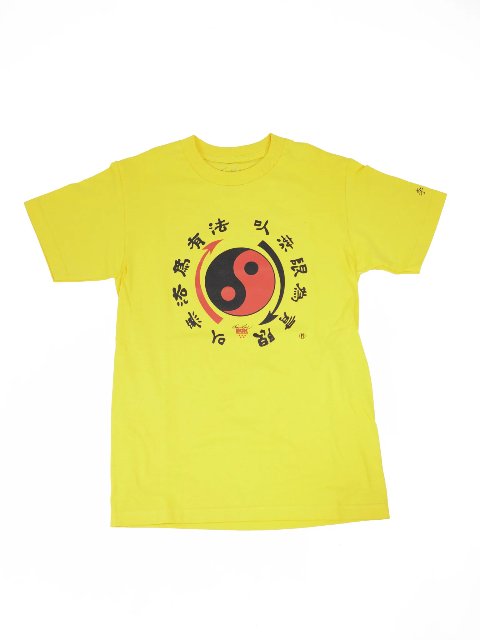DGK X BRUCE LEE YIN YANG T-SHIRT GOLD