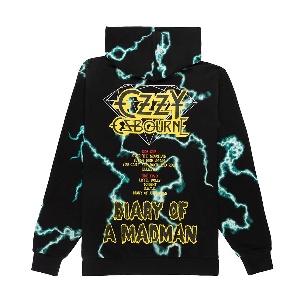 DIAMOND x OZZY MAD LIGHTNING HOODIE - Image 2