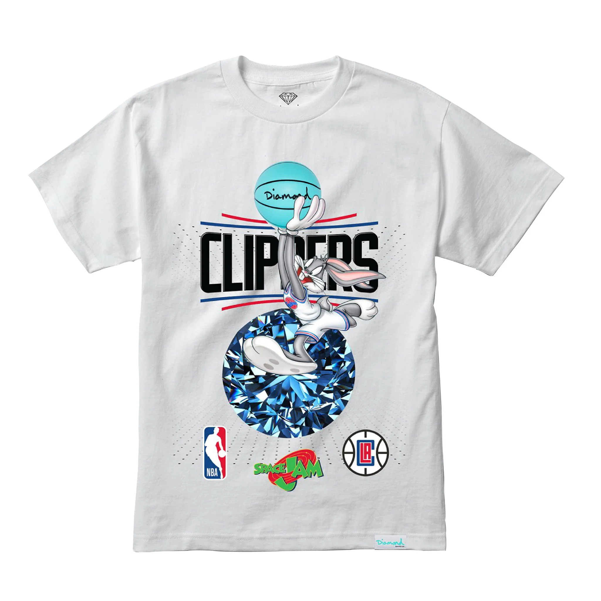 DIAMOND x SPACE JAM x CLIPPERS T-SHIRT