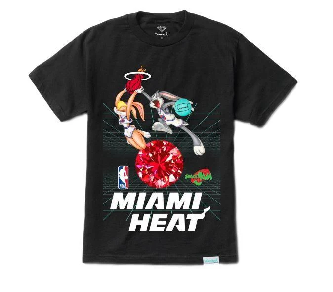 DIAMOND x SPACE JAM x NBA HEAT T-SHIRT
