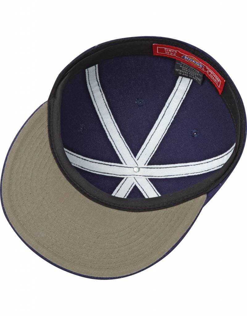 DICKIES '67 VINTAGE FLAT BILL CAP (BLUE / WHITE) - Image 3