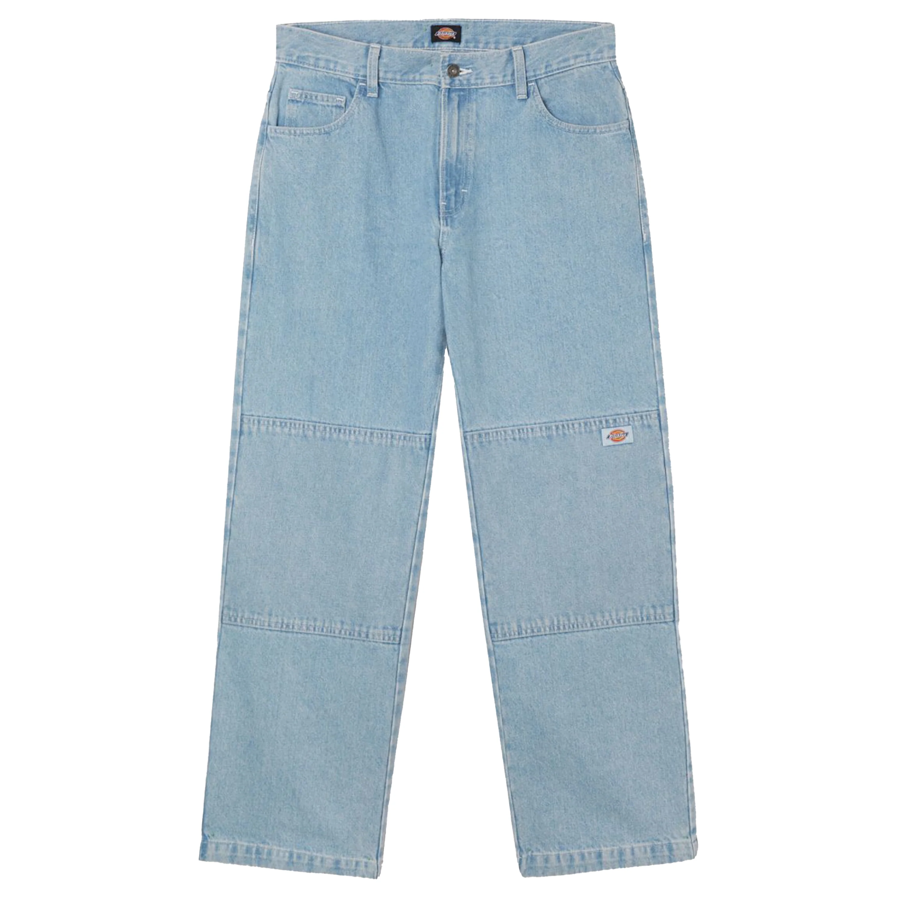 DICKIES DOUBLE KNEE DENIM PANT LIGHT DENIM