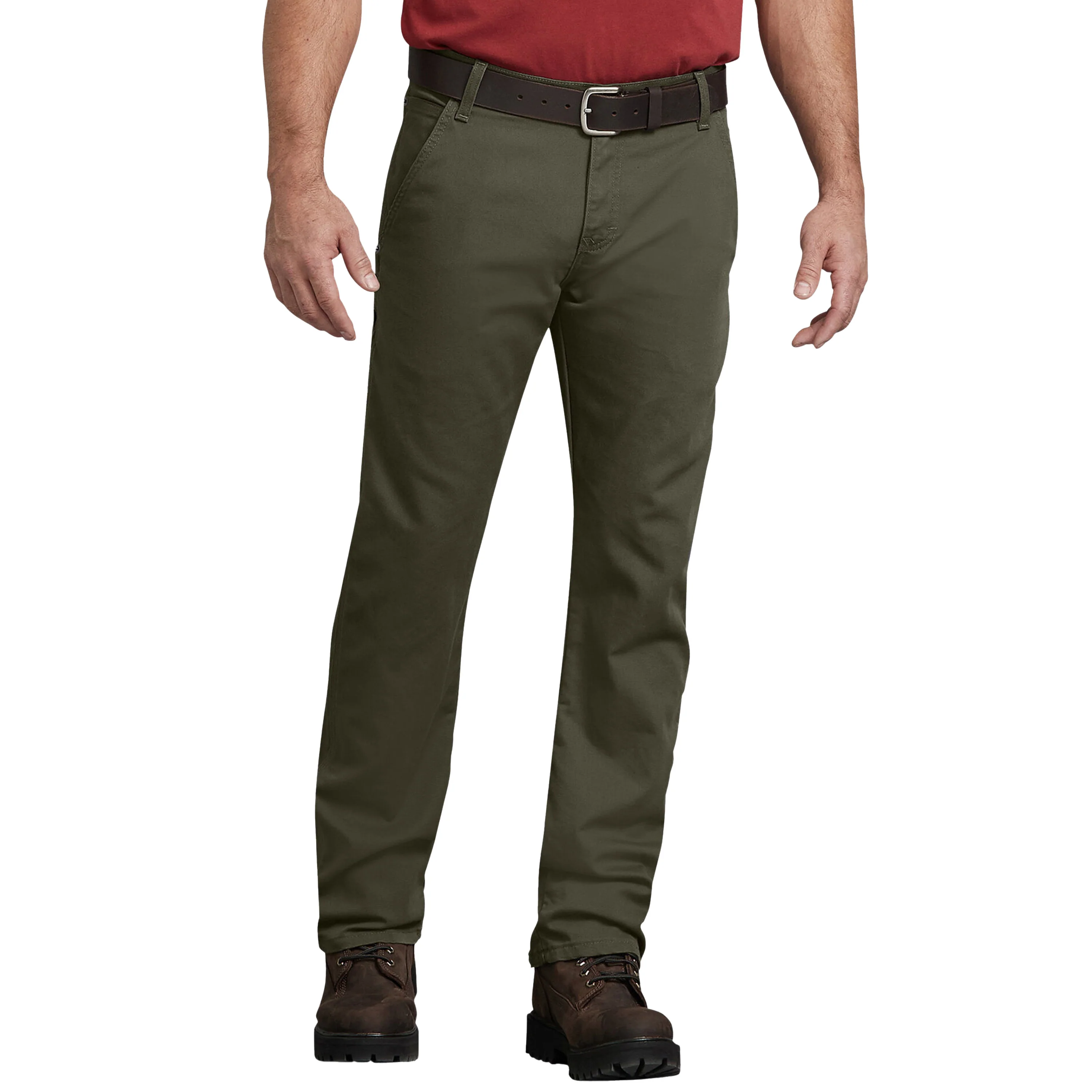 DICKIES REGULAR FIT DUCK CARPENTER PANT MILITARY GREEN