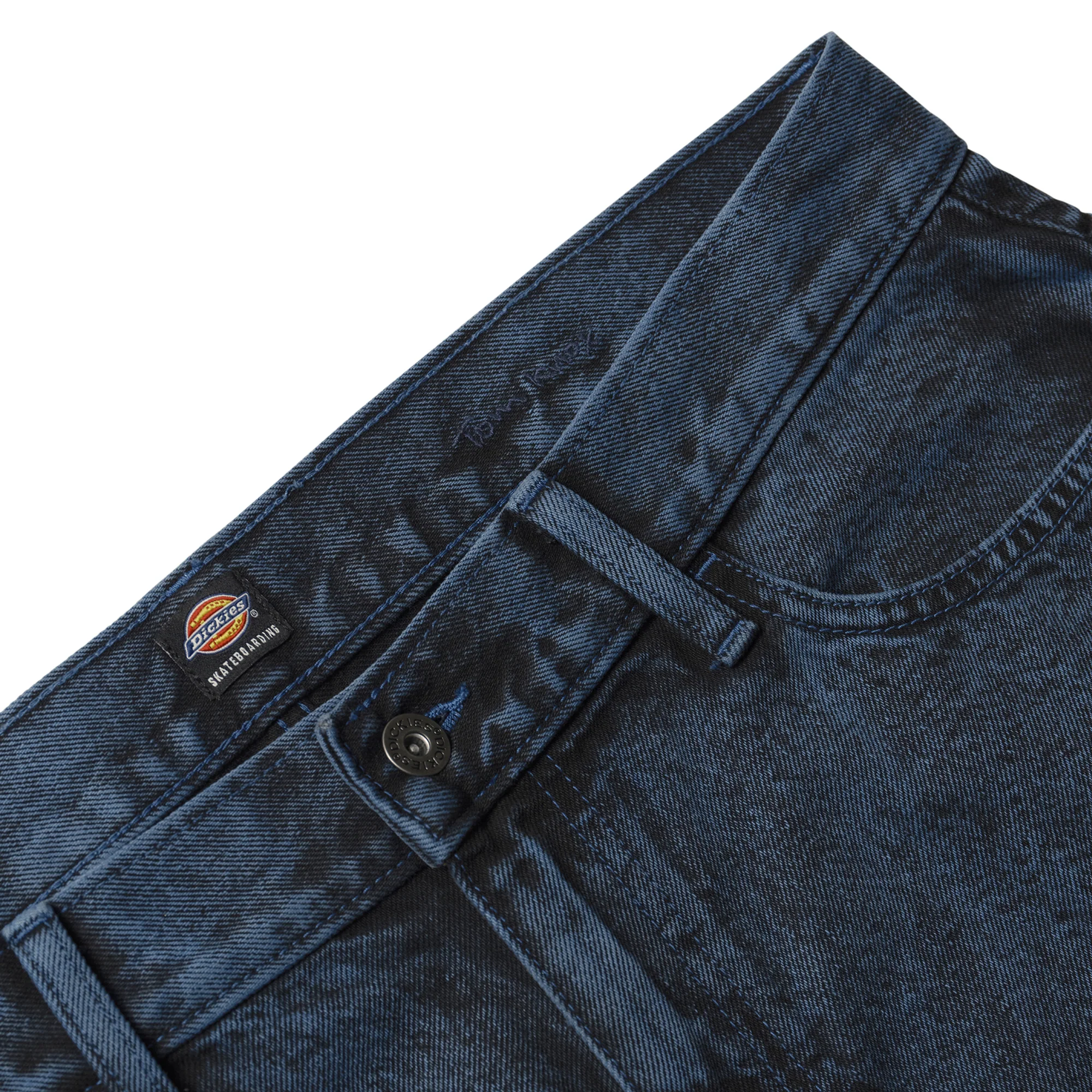 DICKIES TOM KNOX LOOSE DENIM JEANS DEEP BLUE - Image 3
