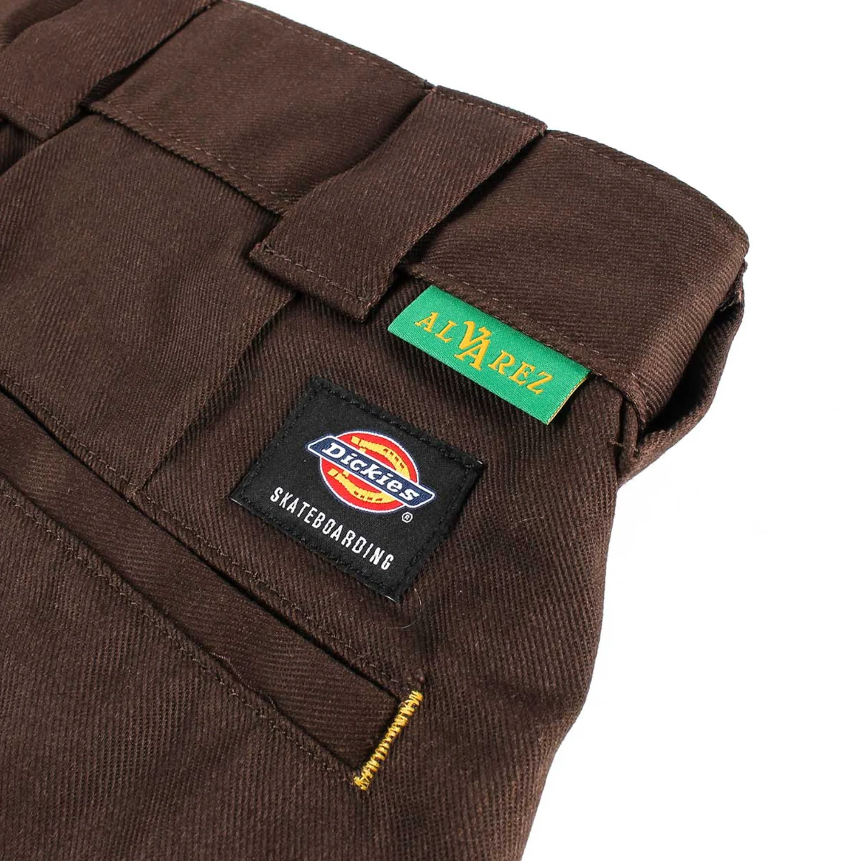 DICKIES VINCENT ALVAREZ SHORTS CHOCOLATE BROWN - Image 2