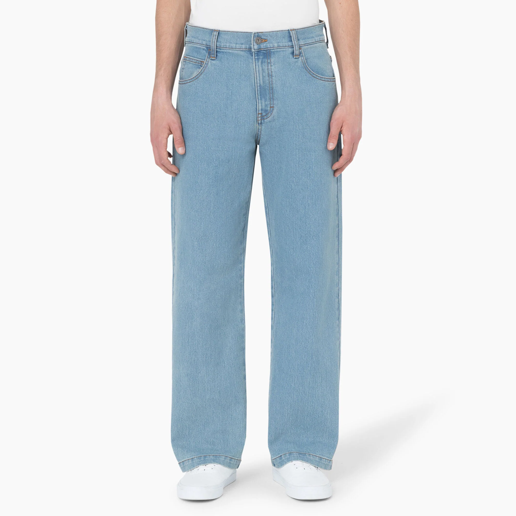 DICKIES WINGVILLE LOOSE DENIM PANT LIGHT DENIM - Image 3