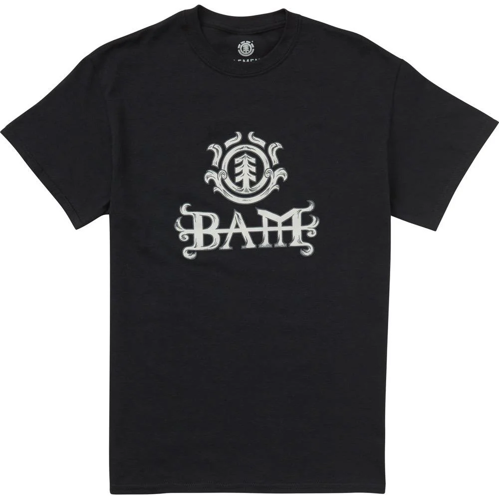 ELEMENT BAM SHORT SLEEVE T-SHIRT BLACK