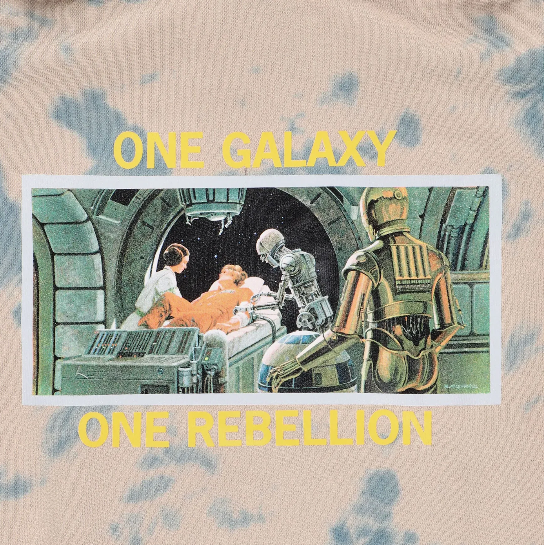 ELEMENT X STARWARS GALAXY HOODIE BEIGE MARBLE - Image 5