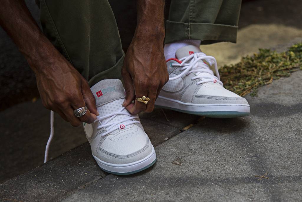 ES X DGK ACCEL SLIM GREY / CORAL / BLUE - Image 4