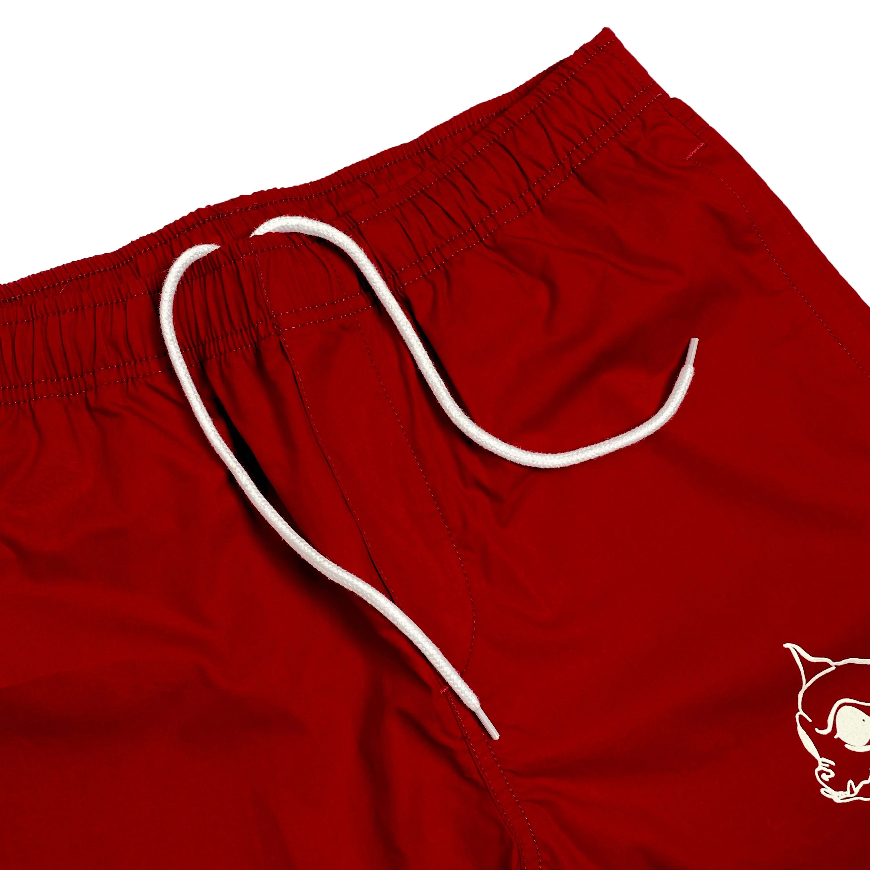 FAKE JUNK CHI CHI BEACH SHORTS RED - Image 3