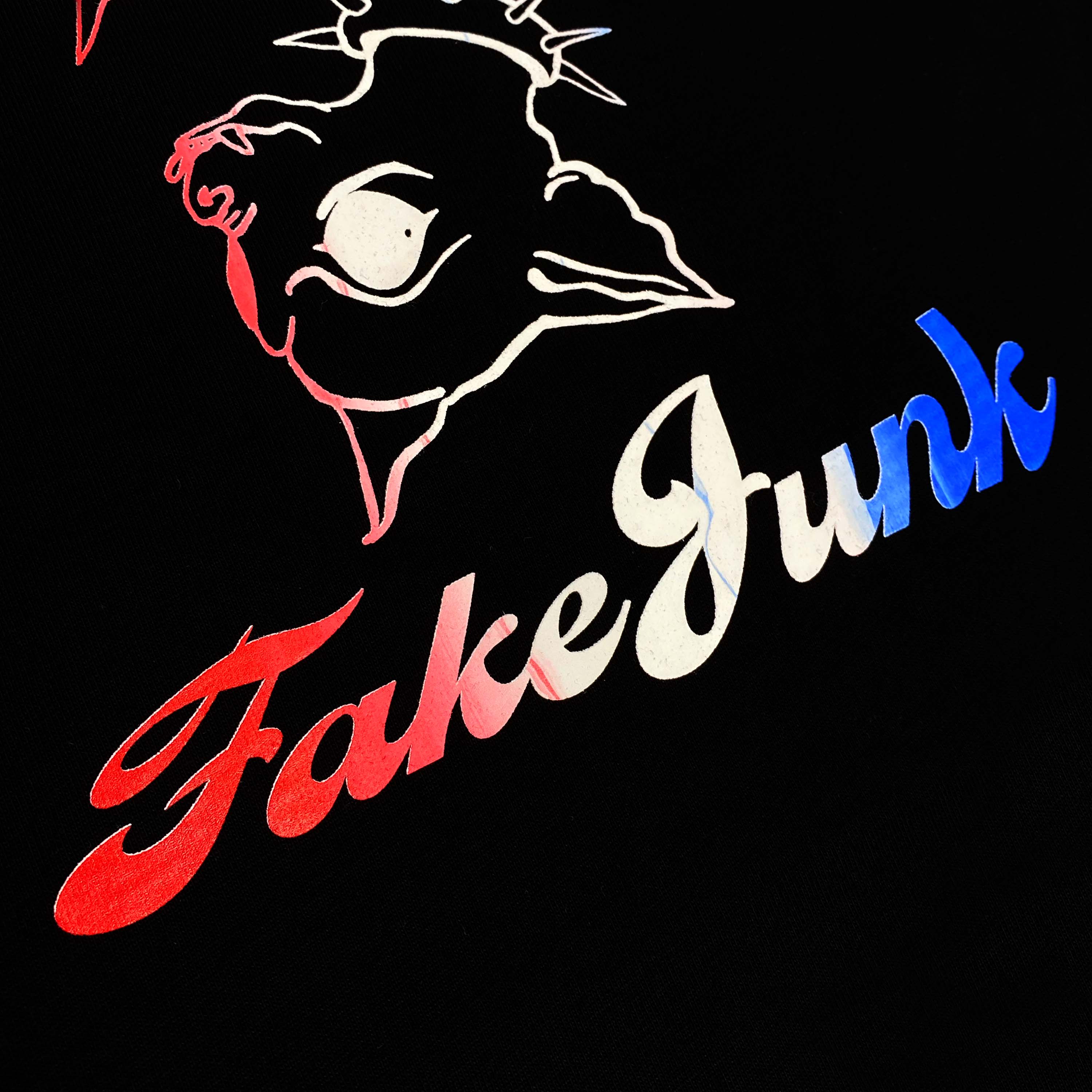 FAKE JUNK CHI CHI T-SHIRT BLACK - Image 2