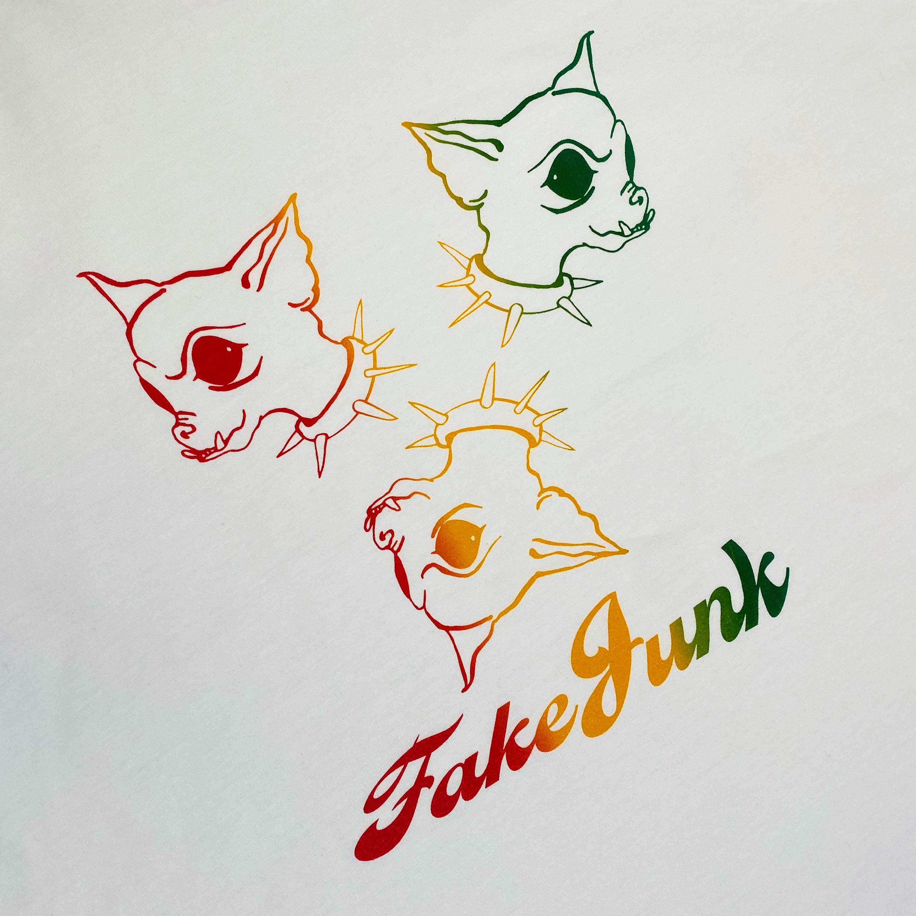 FAKE JUNK CHI CHI T-SHIRT WHITE - Image 2