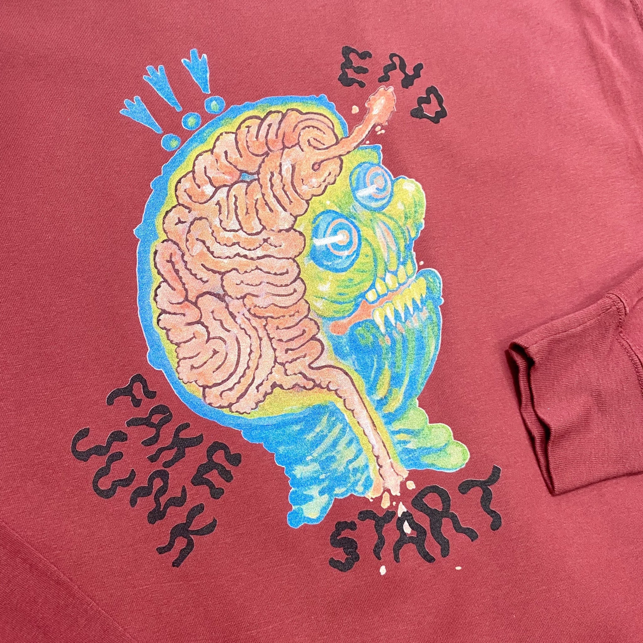 FAKE JUNK MAZE BRAIN LONG SLEEVE CAYENNE - Image 2