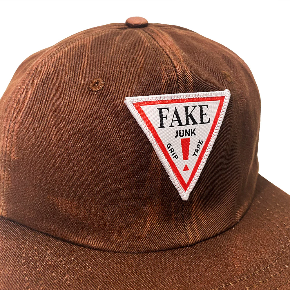 FAKE JUNK PATCH UNSTRUCTURED HAT FADED BROWN - Image 2