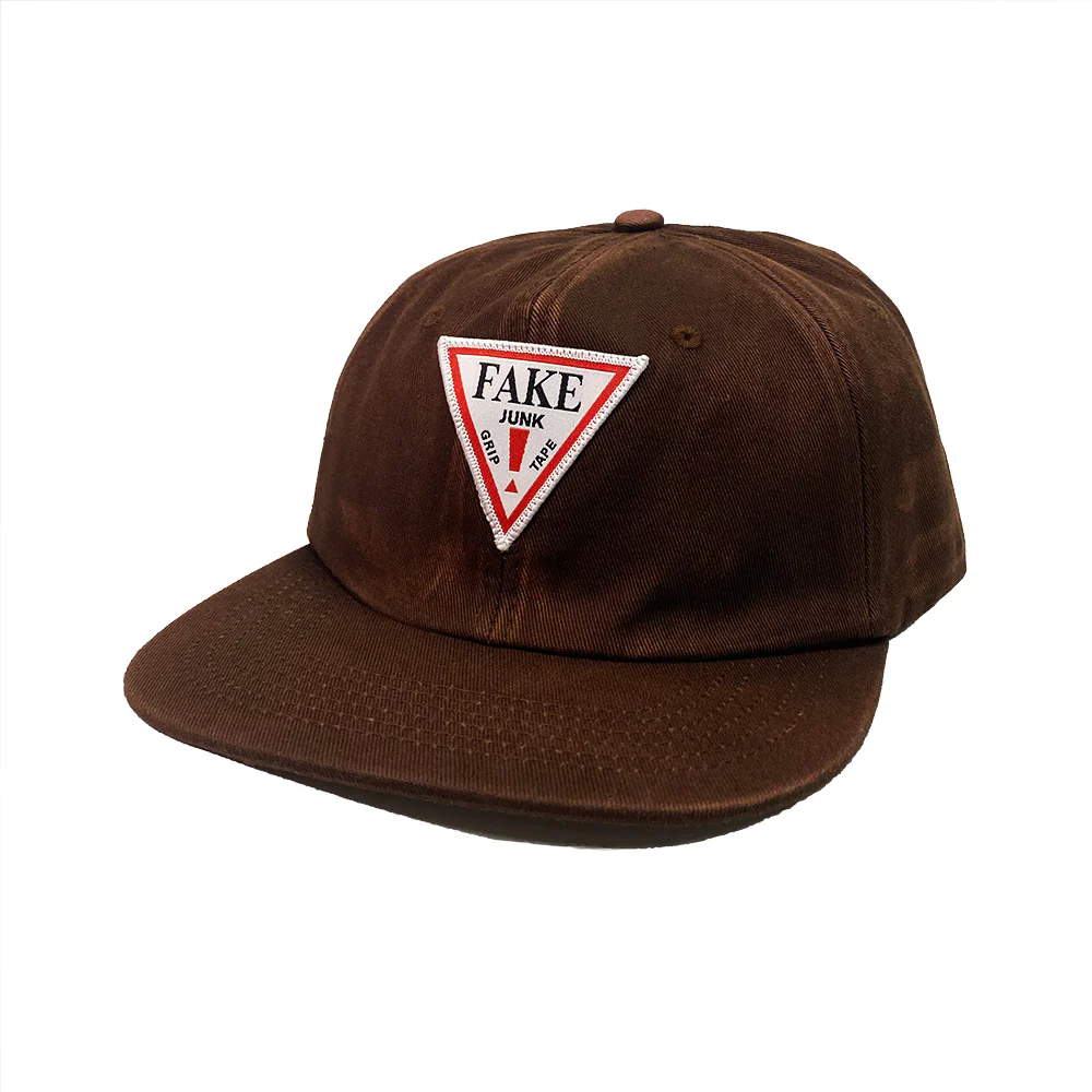 FAKE JUNK PATCH UNSTRUCTURED HAT FADED BROWN - Image 3