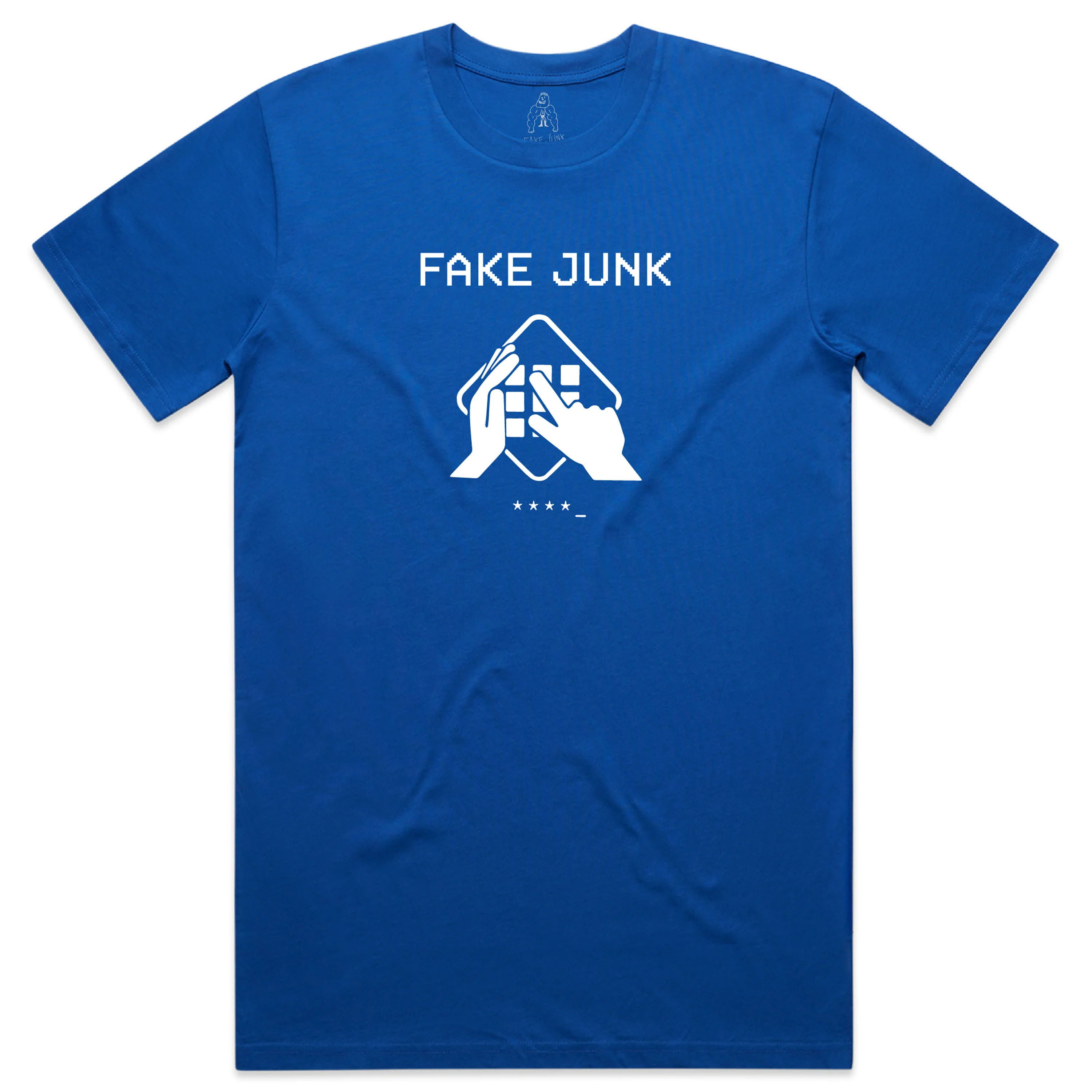 FAKE JUNK PROTECT TEE BLUE