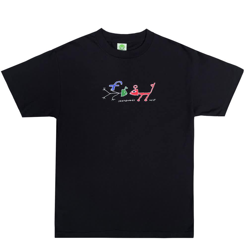 FROG EXISTS! TEE BLACK