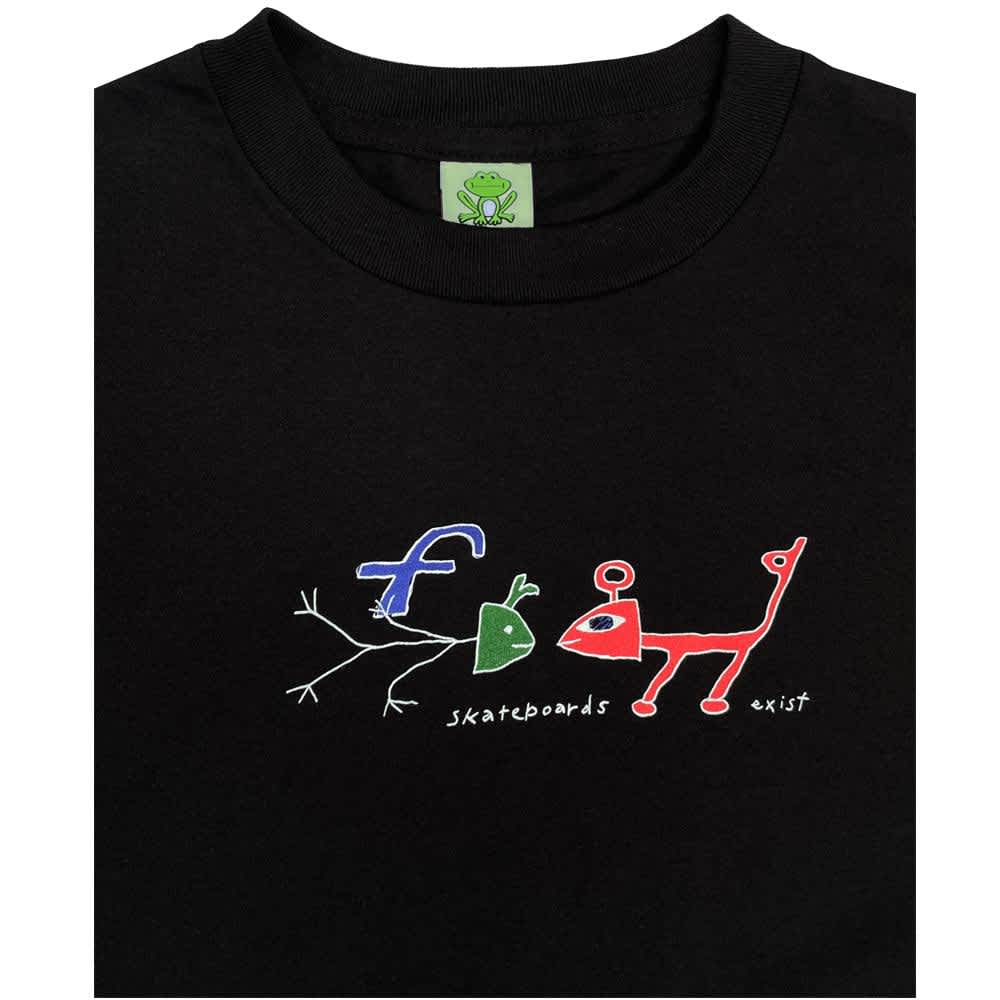 FROG EXISTS! TEE BLACK - Image 2