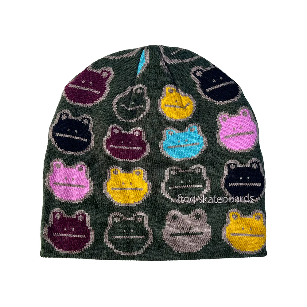 FROG NATION BEANIE BLACK