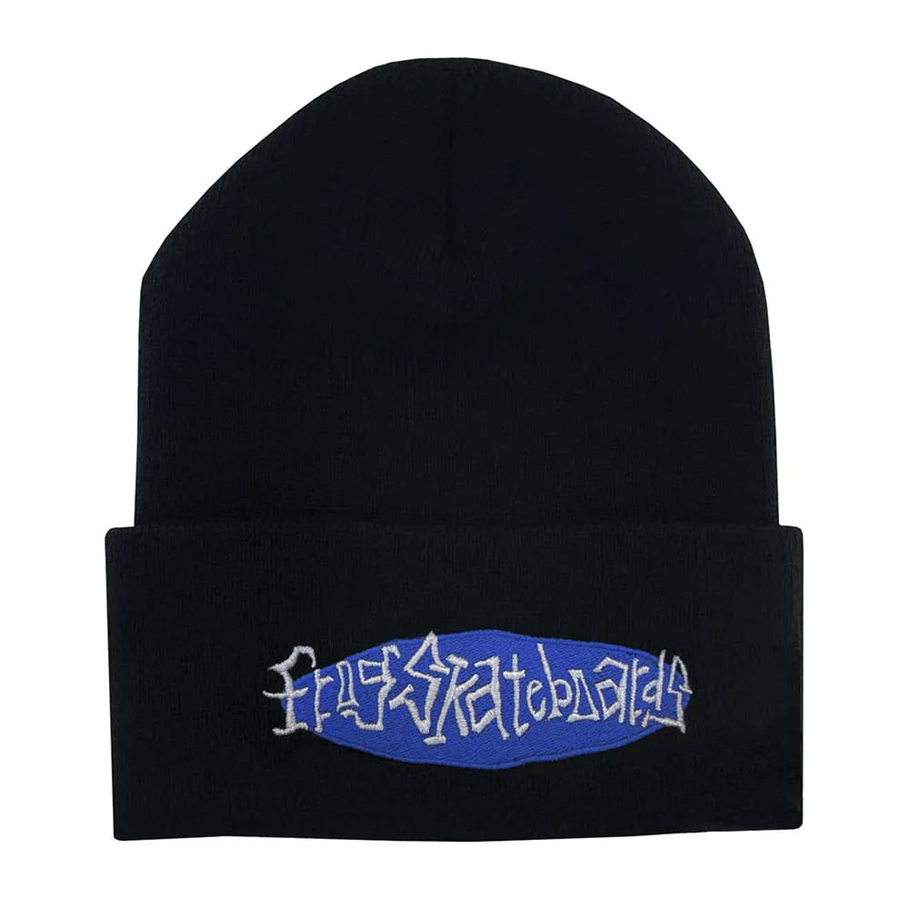 FROG OVAL LOGO BEANIE BLACK