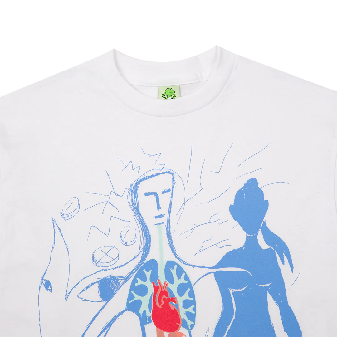 FROG PHENOMENON LONG SLEEVE TEE WHITE - Image 2