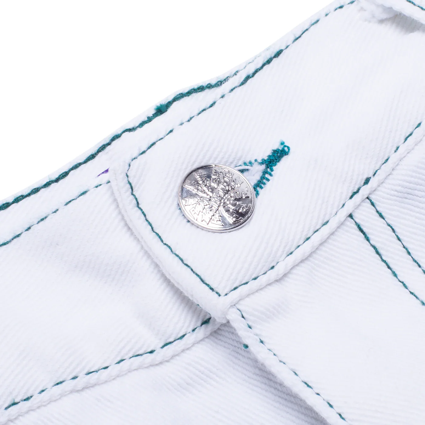 FUCKING AWESOME BAGGY ZIP OFF CARPENTER PANTS WHITE - Image 3