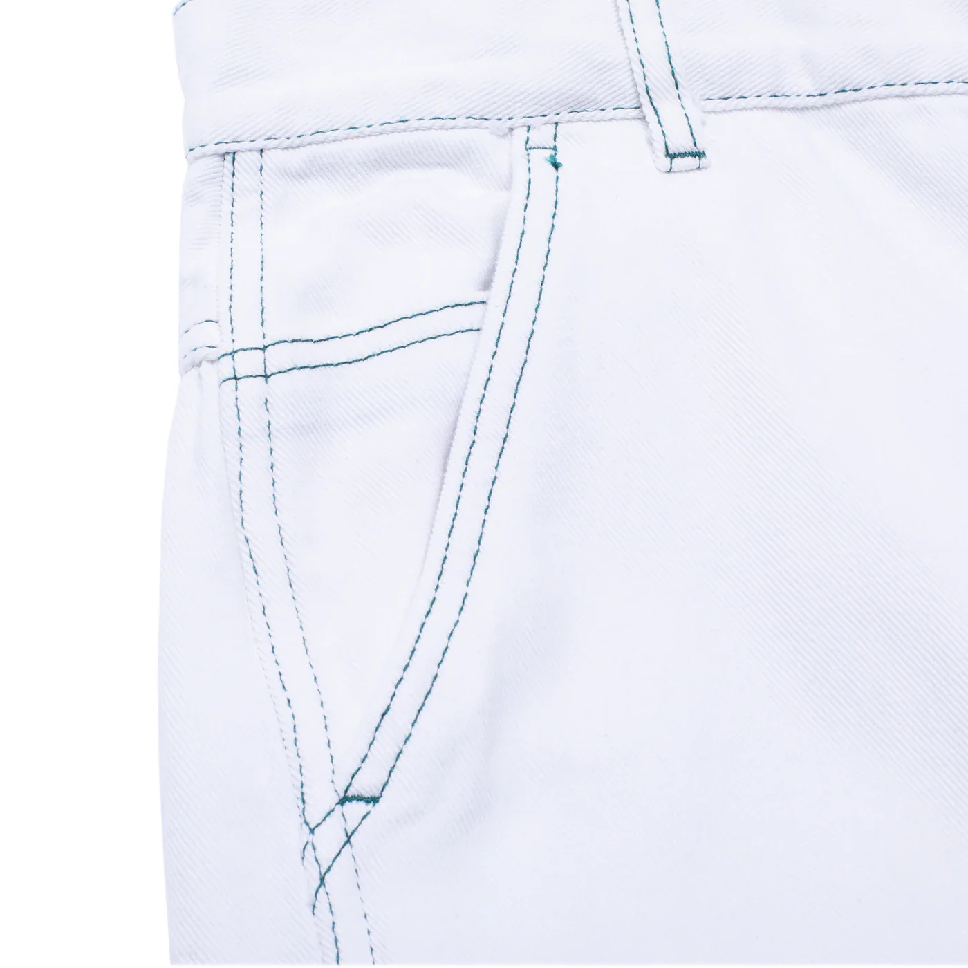 FUCKING AWESOME BAGGY ZIP OFF CARPENTER PANTS WHITE - Image 5
