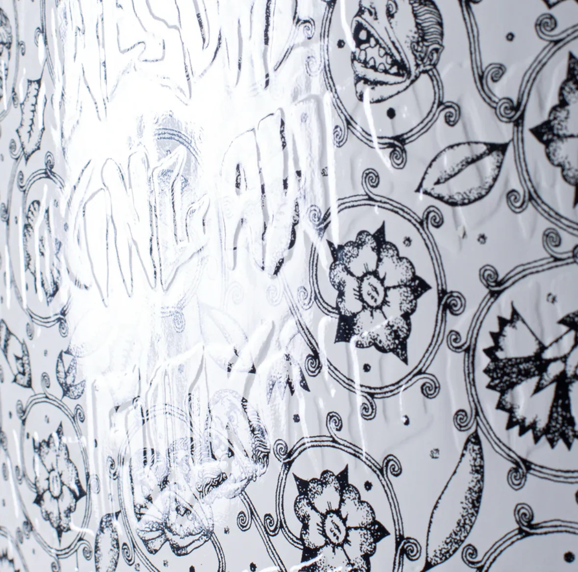 FUCKING AWESOME FLOWER FACE IVORY / BLACK - Image 2