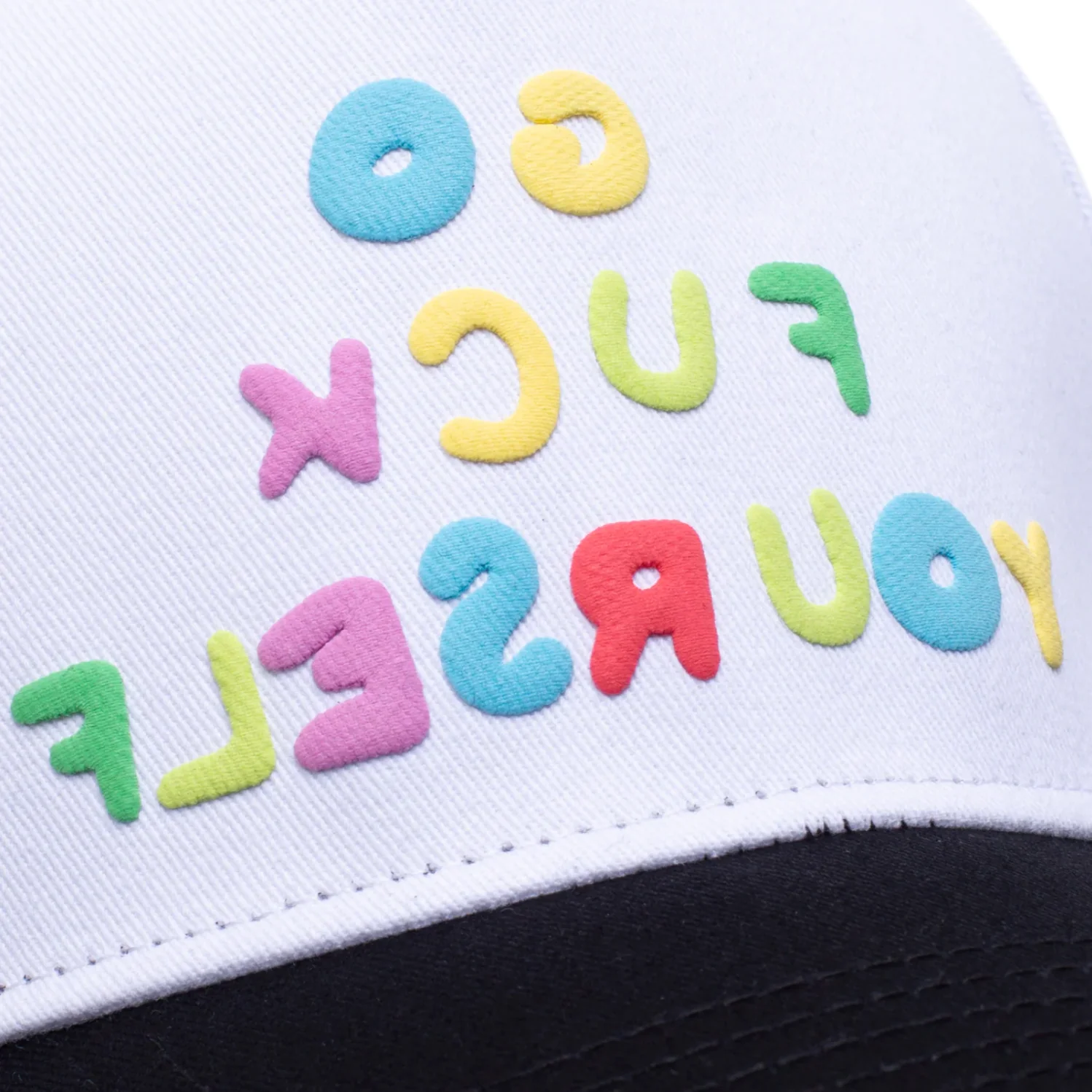 FUCKING AWESOME GFY SNAPBACK WHITE / BLACK - Image 2
