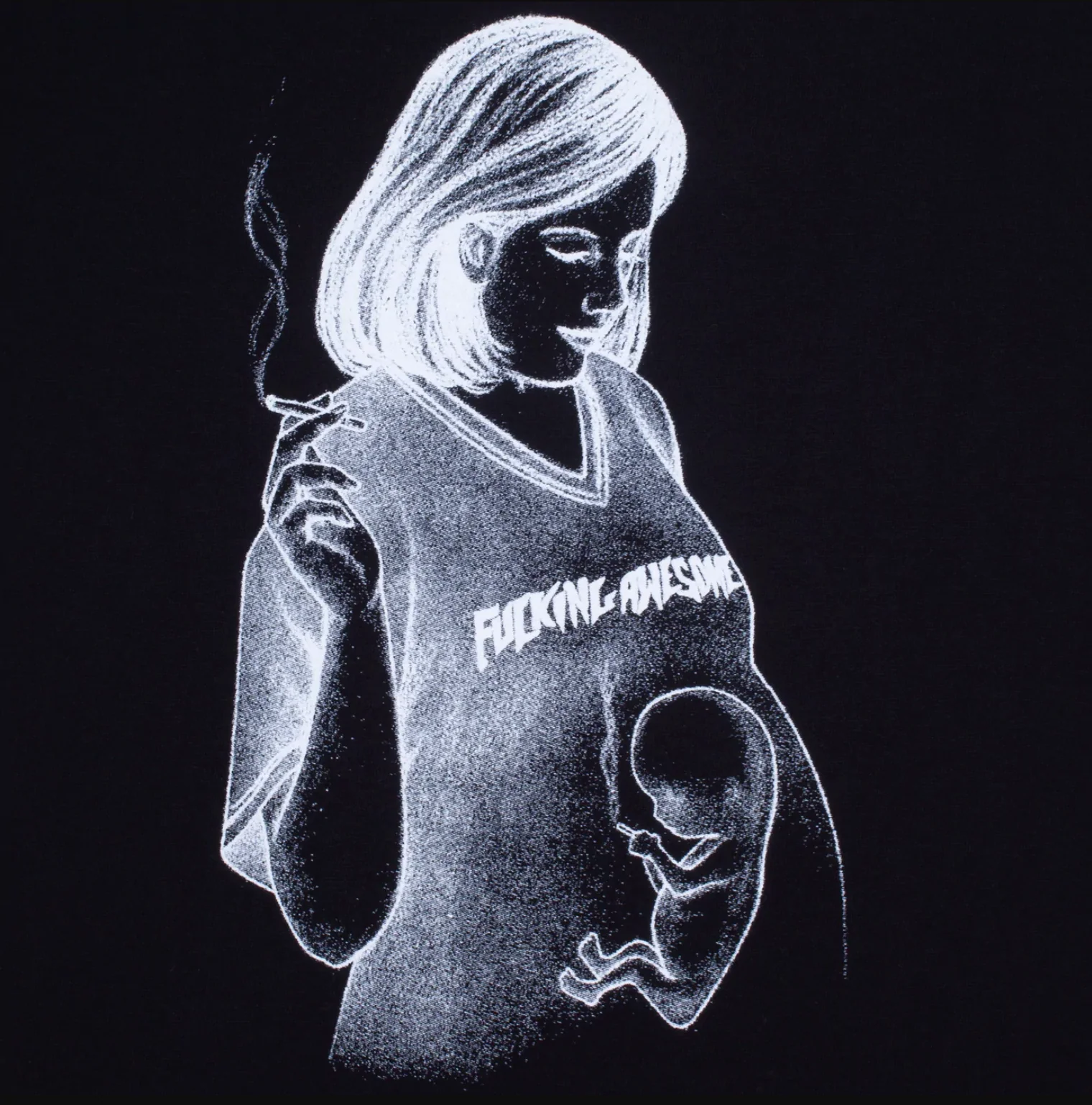 FUCKING AWESOME INCUBATE TEE BLACK - Image 2