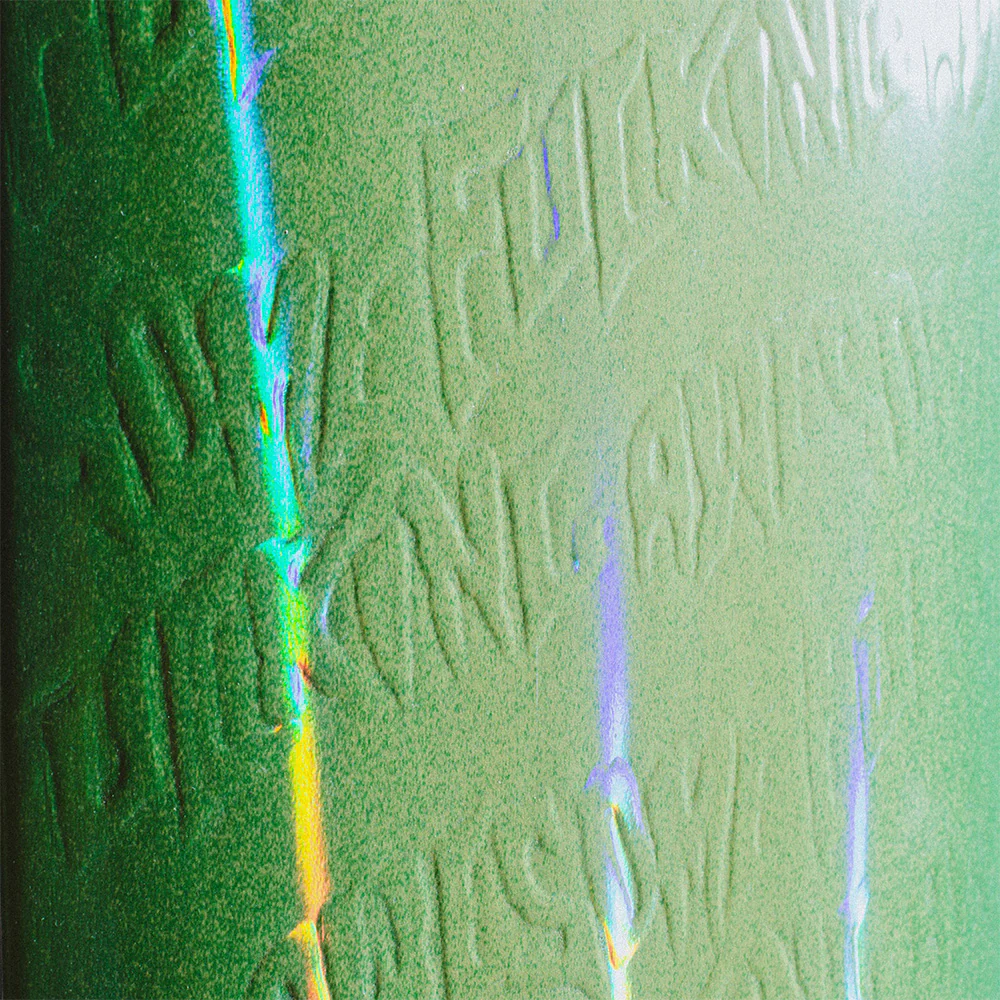 FUCKING AWESOME NEON GREEN STAMP EMBOSSED - Image 2