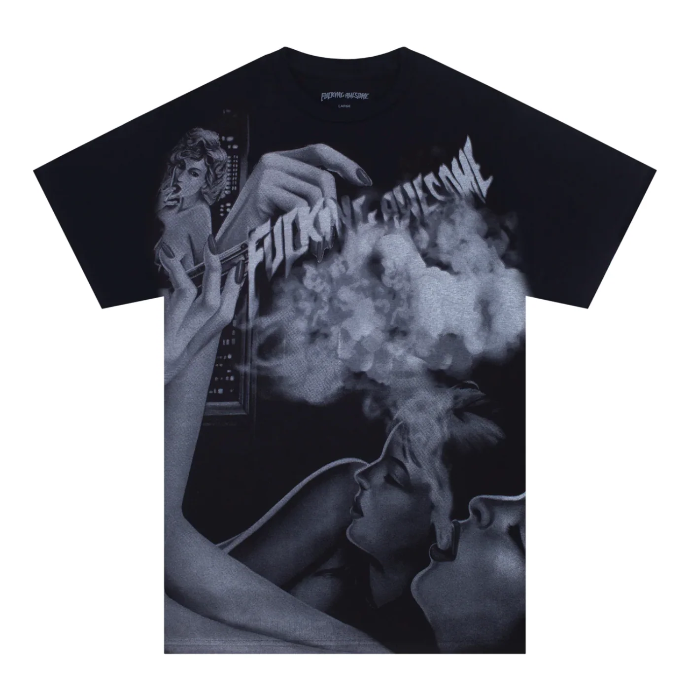FUCKING AWESOME SMOKE TEE BLACK