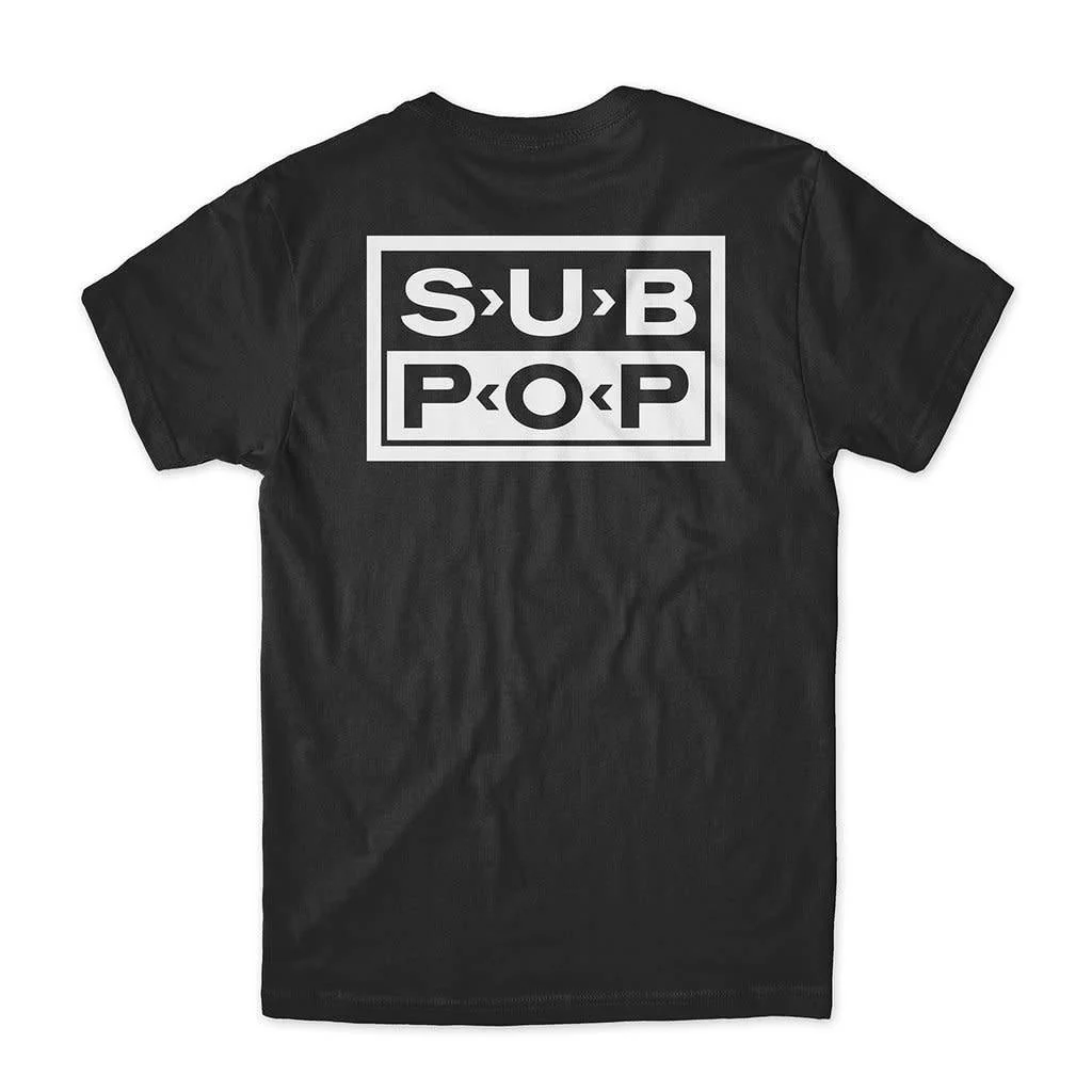 GIRL X SUB POP LOGO T-SHIRT BLACK - Image 2