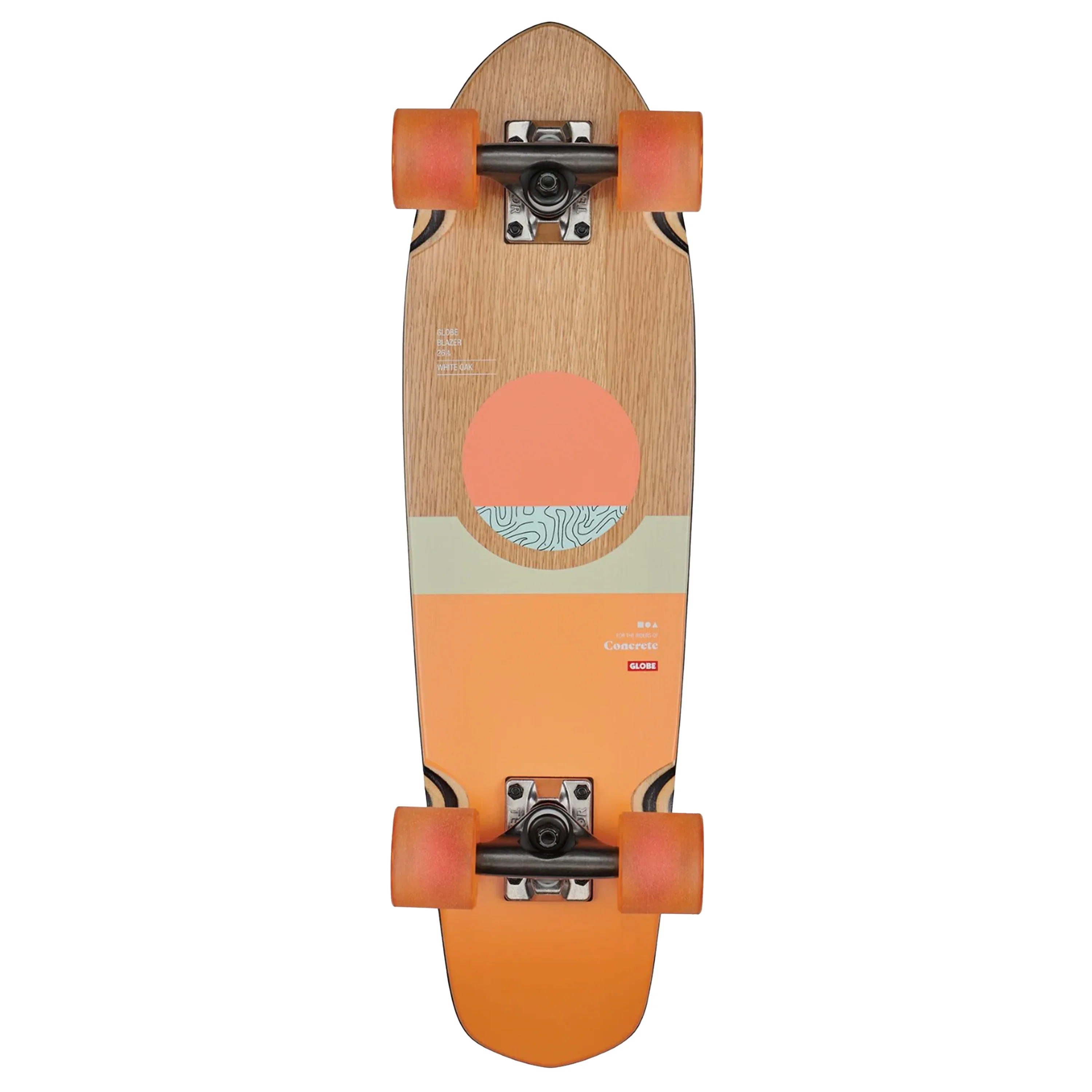 GLOBE BLAZER  26" CRUISER WHITE OAK/CONCRETE
