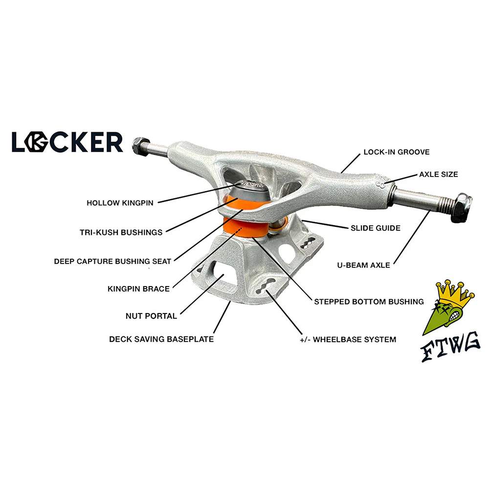 GRIND KING LOCKER SILVER 8.25" - Image 3