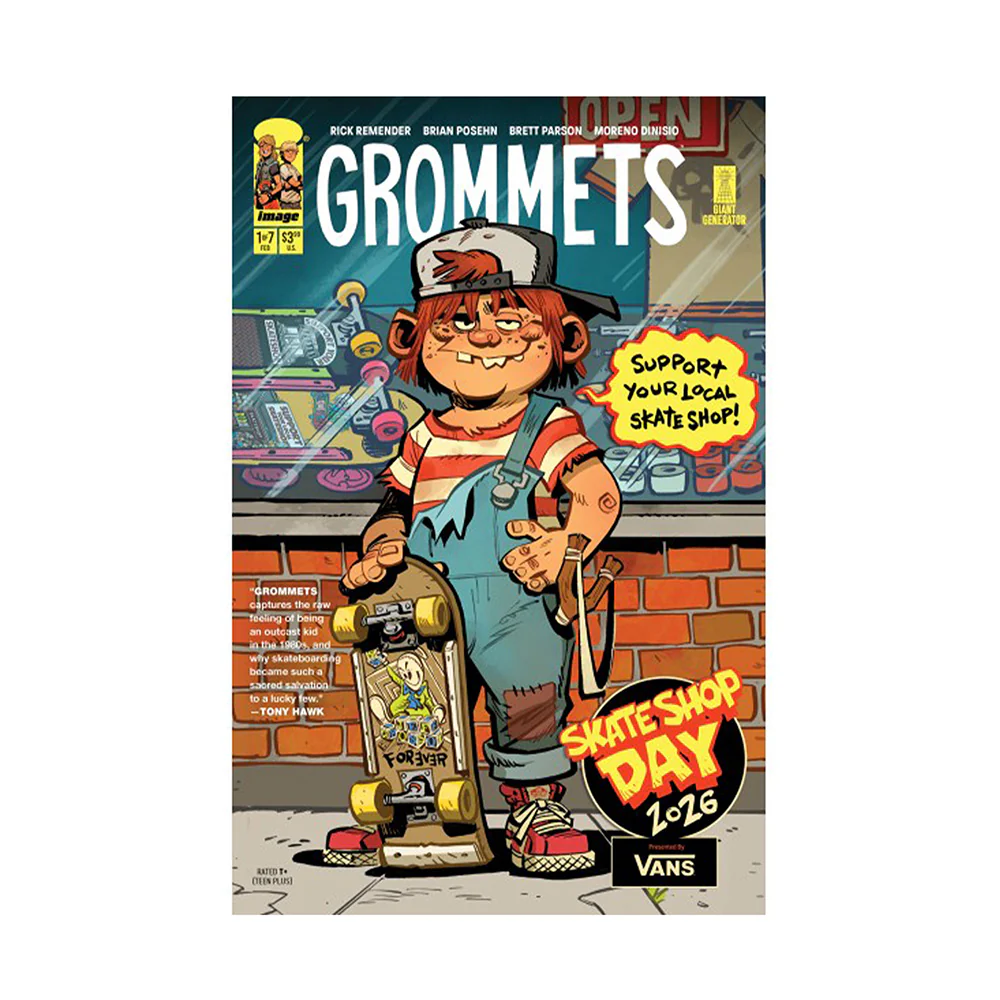 GROMMETS #1 SKATESHOP DAY COVER