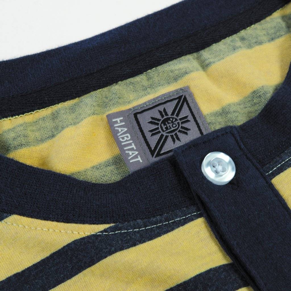 HABITAT DRIFTER HENLEY BLUE/GOLD - Image 3