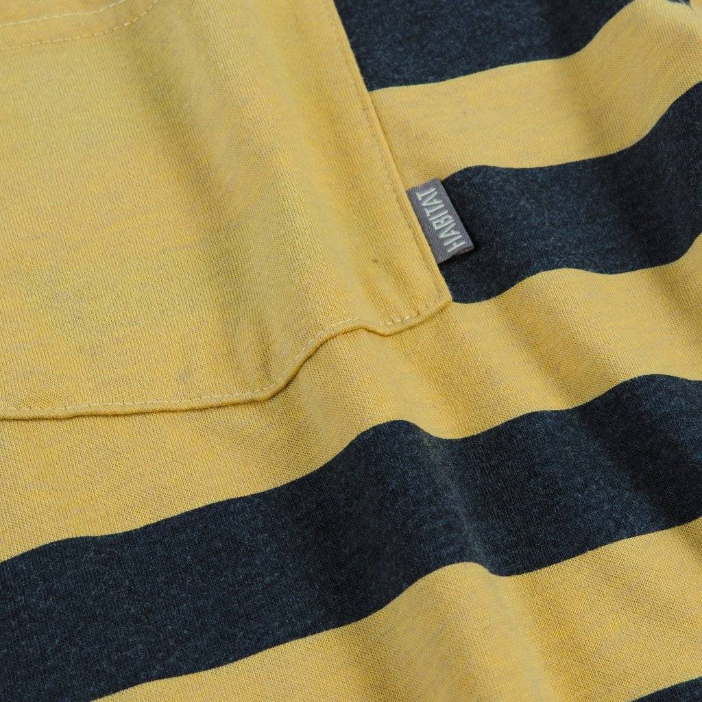 HABITAT MACKINAW STRIPED SHIRT BLUE / GOLD - Image 3