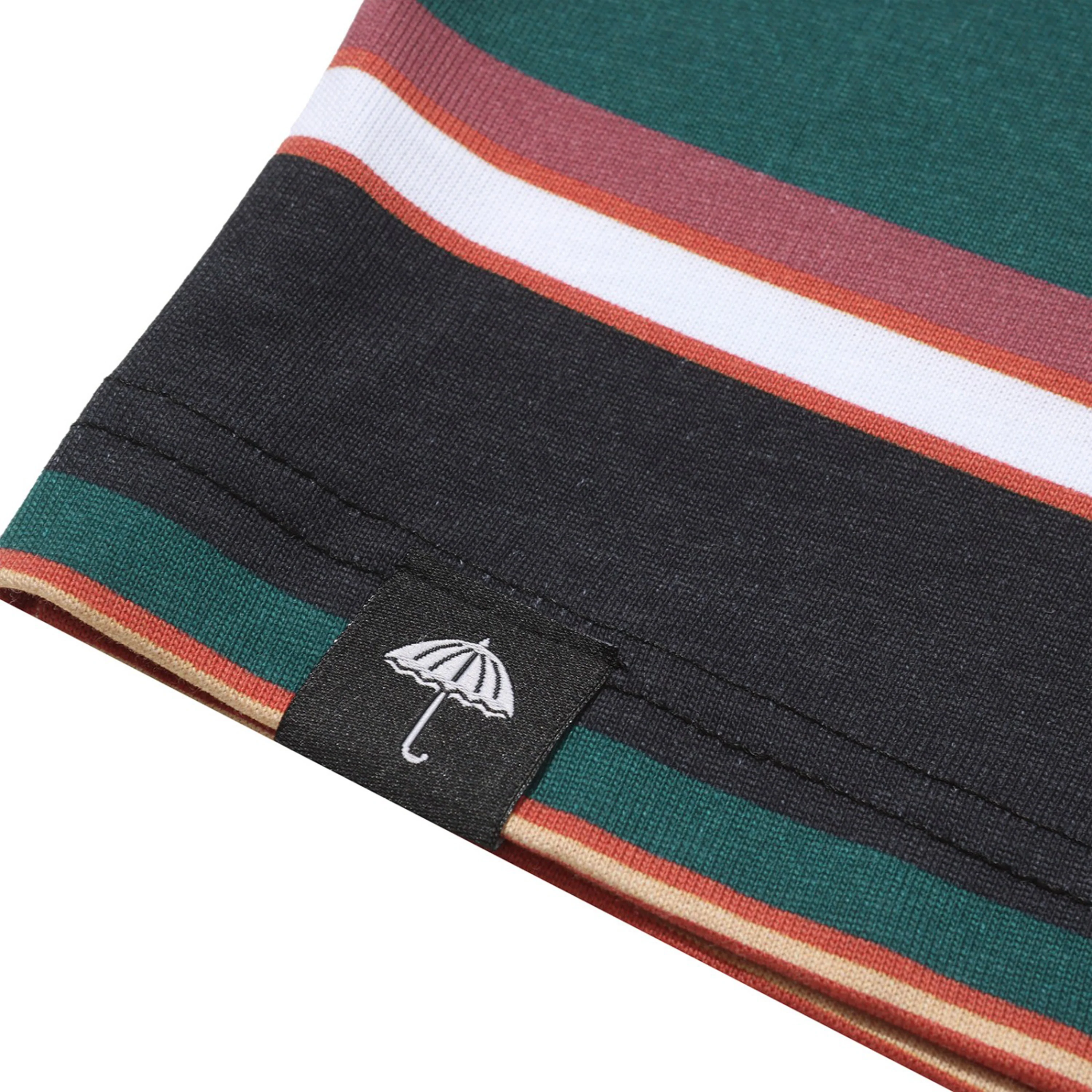 HELAS RAYURES TEE GREEN / BLACK - Image 3