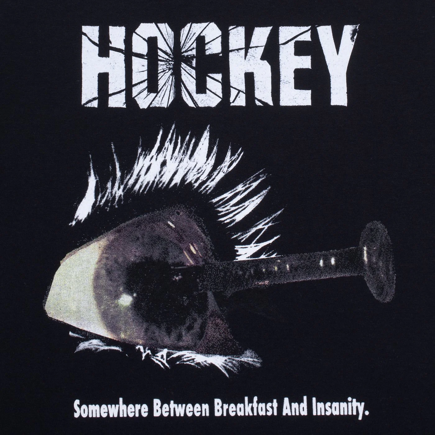 HOCKEY BREAKFAST-INSANITY TEE BLACK - Image 2