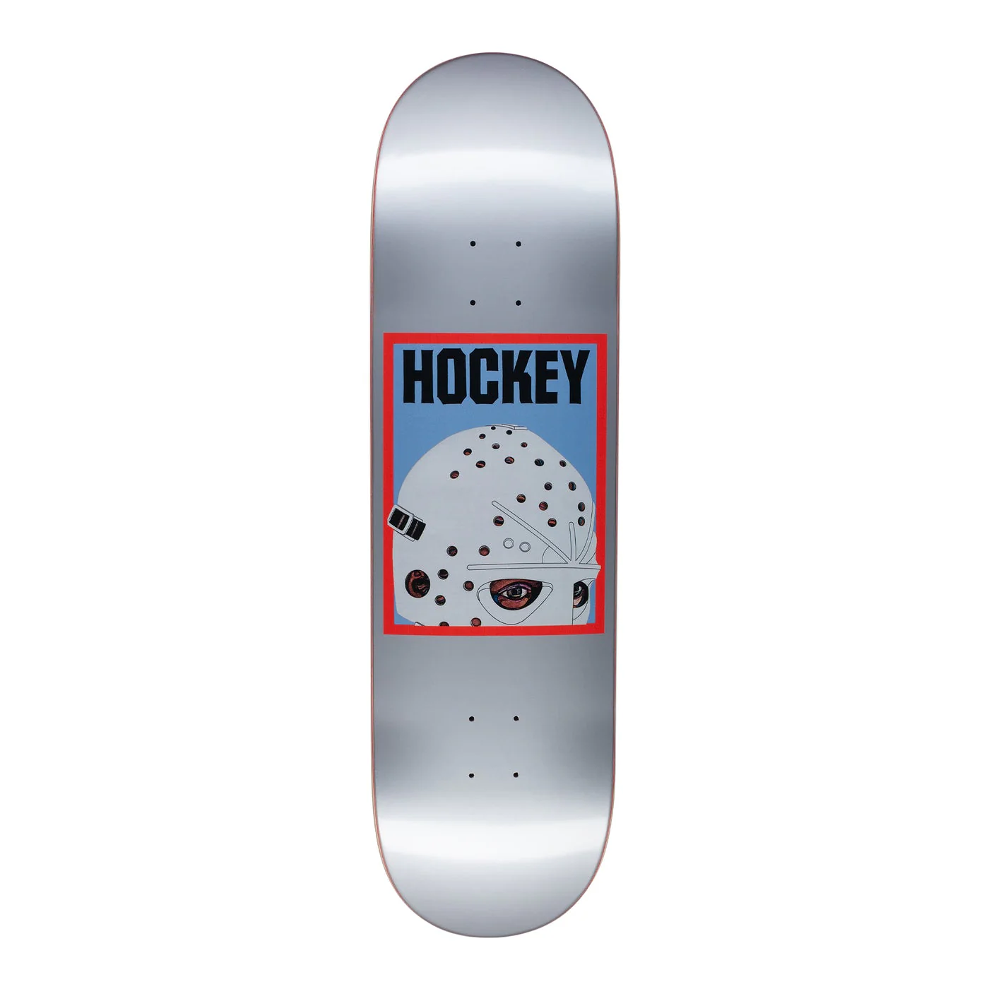 HOCKEY HALF MASK SILVER