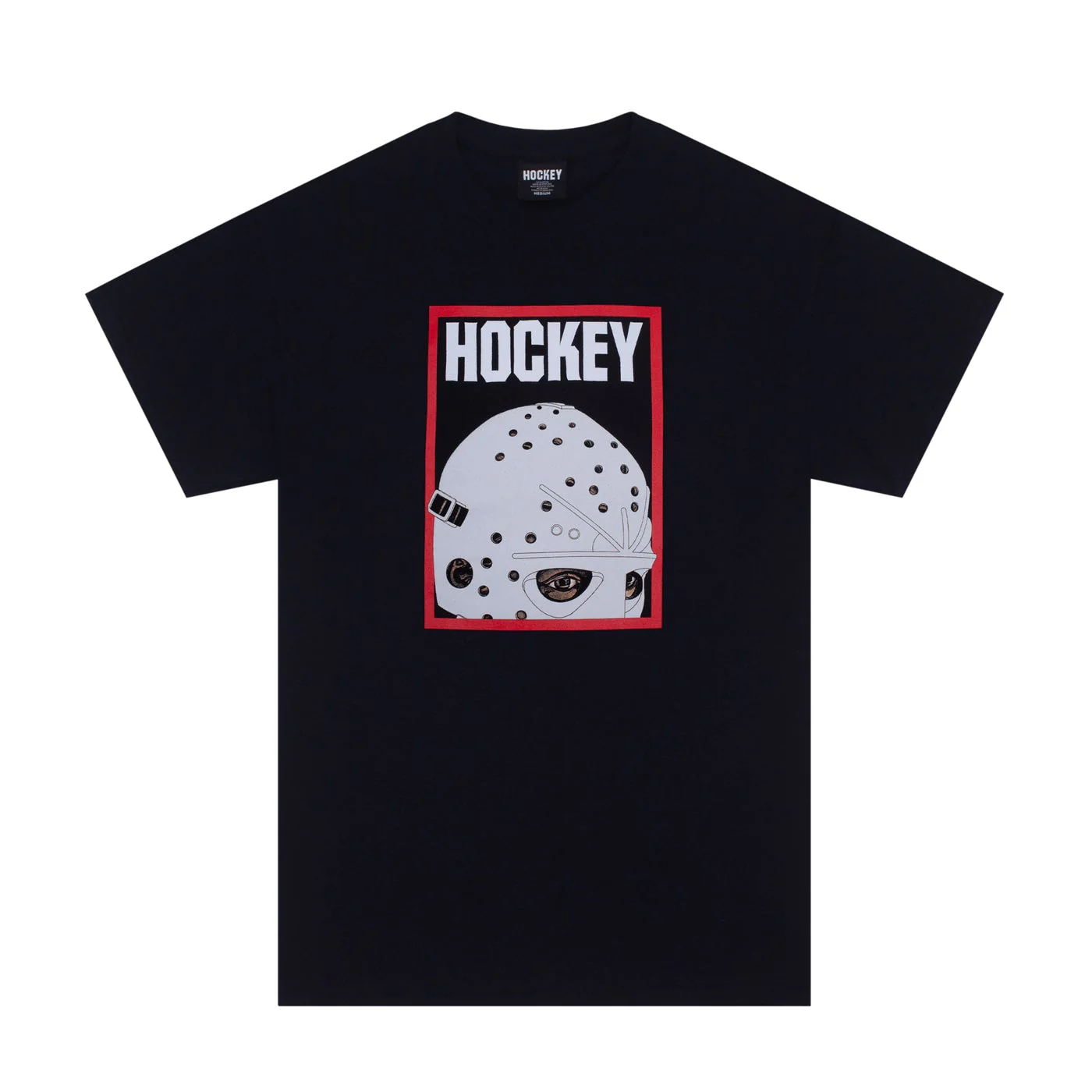 HOCKEY HALF MASK TEE BLACK