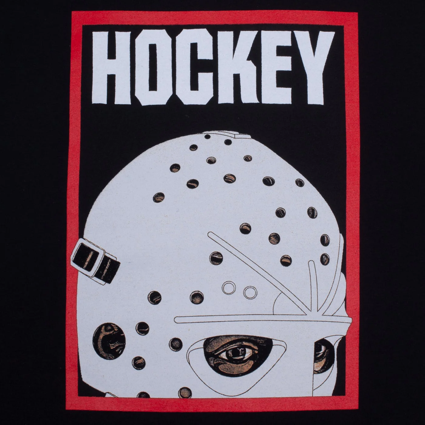 HOCKEY HALF MASK TEE BLACK - Image 2