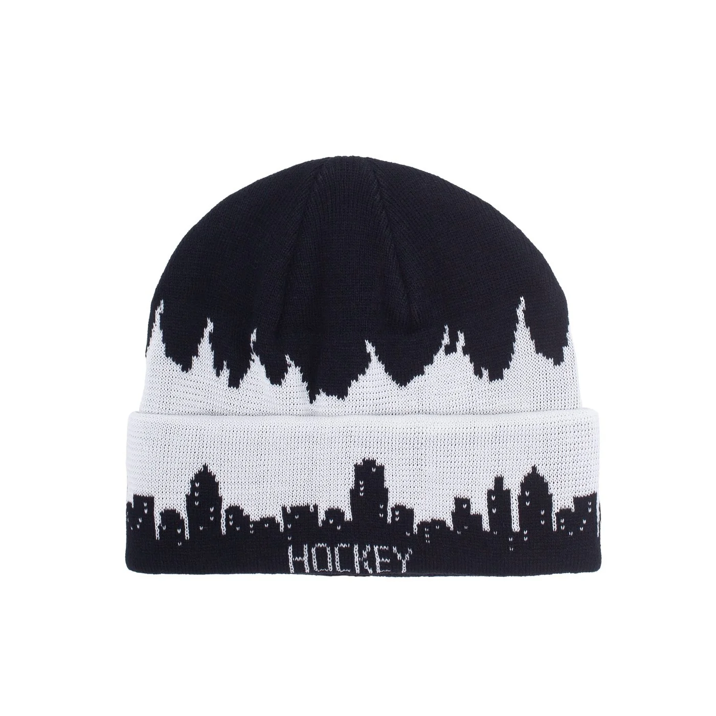 HOCKEY LIGHTS OUT BEANIE GLOW IN THE DARK