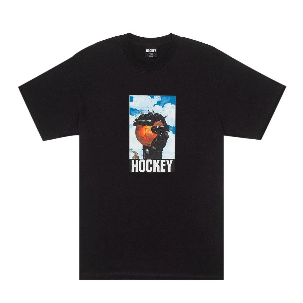 HOCKEY SPIKE TEE BLACK