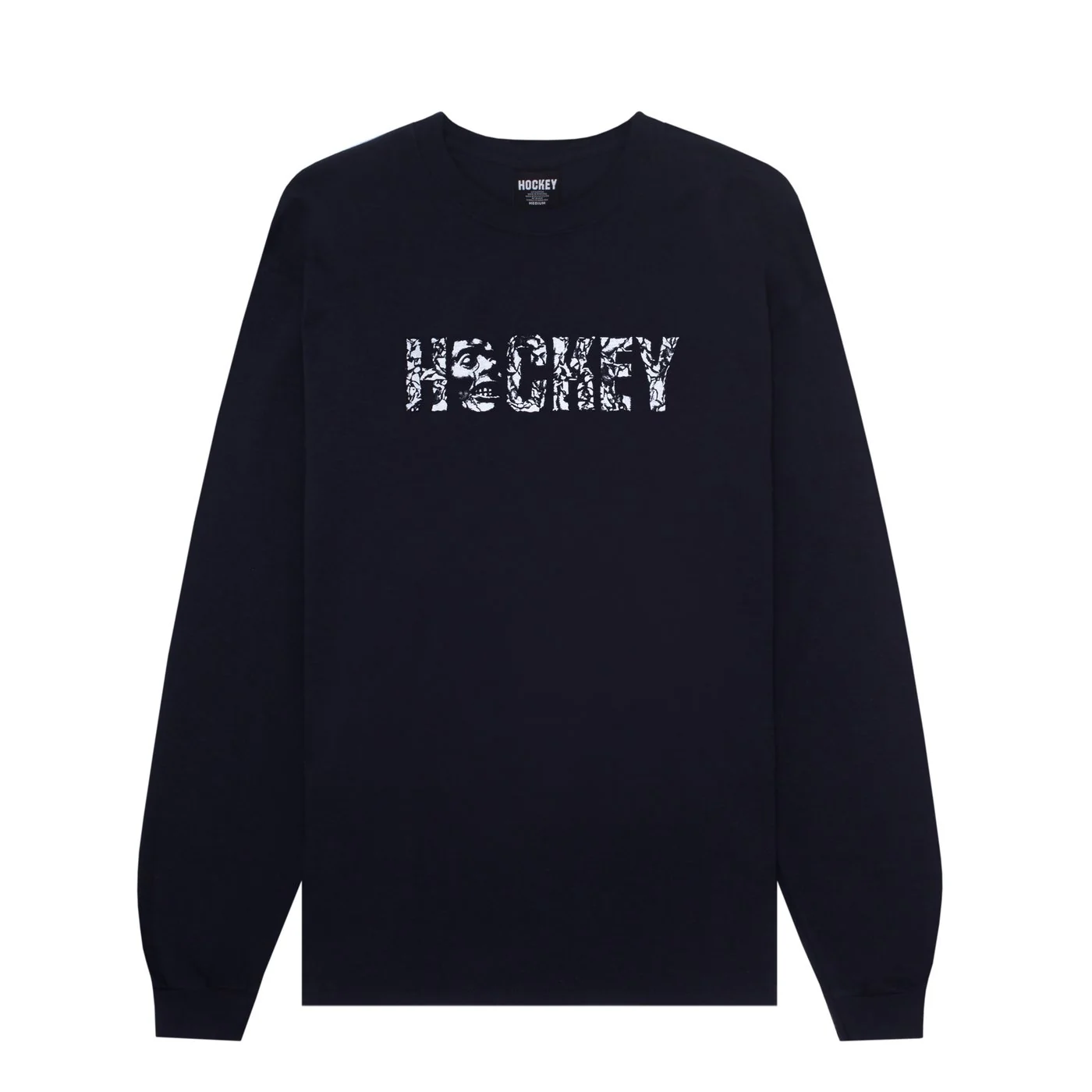 HOCKEY STONE LONGE SLEEVE BLACK / GLOW IN THE DARK