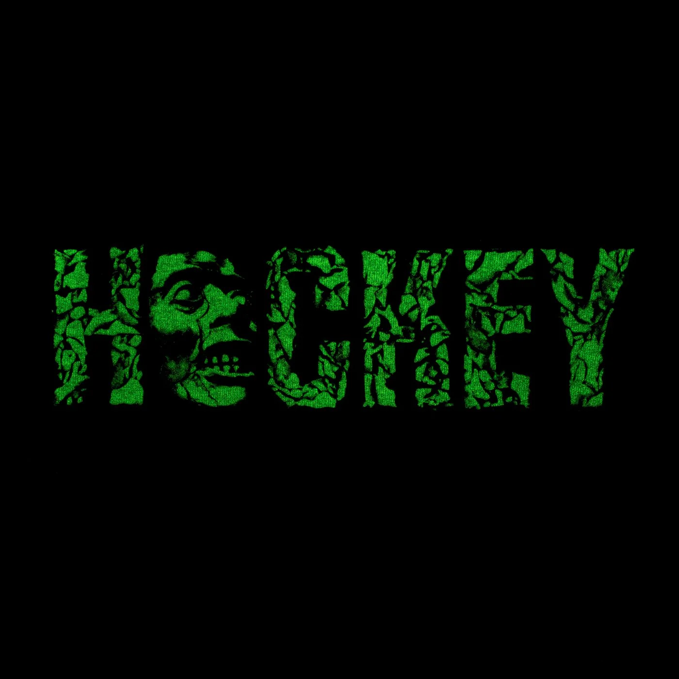 HOCKEY STONE LONGE SLEEVE BLACK / GLOW IN THE DARK - Image 2
