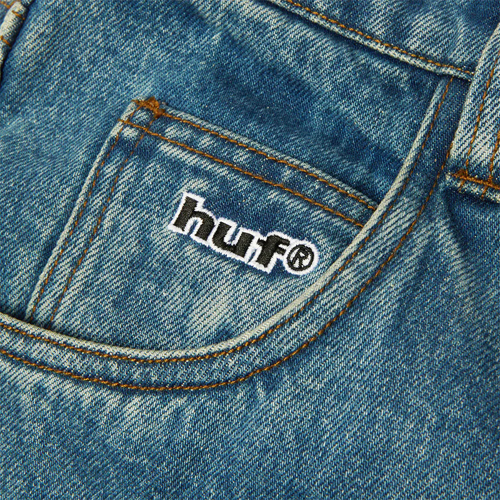 HUF X KENNY SCHARF SPRAY GUYS DENIM SHORT - Image 3