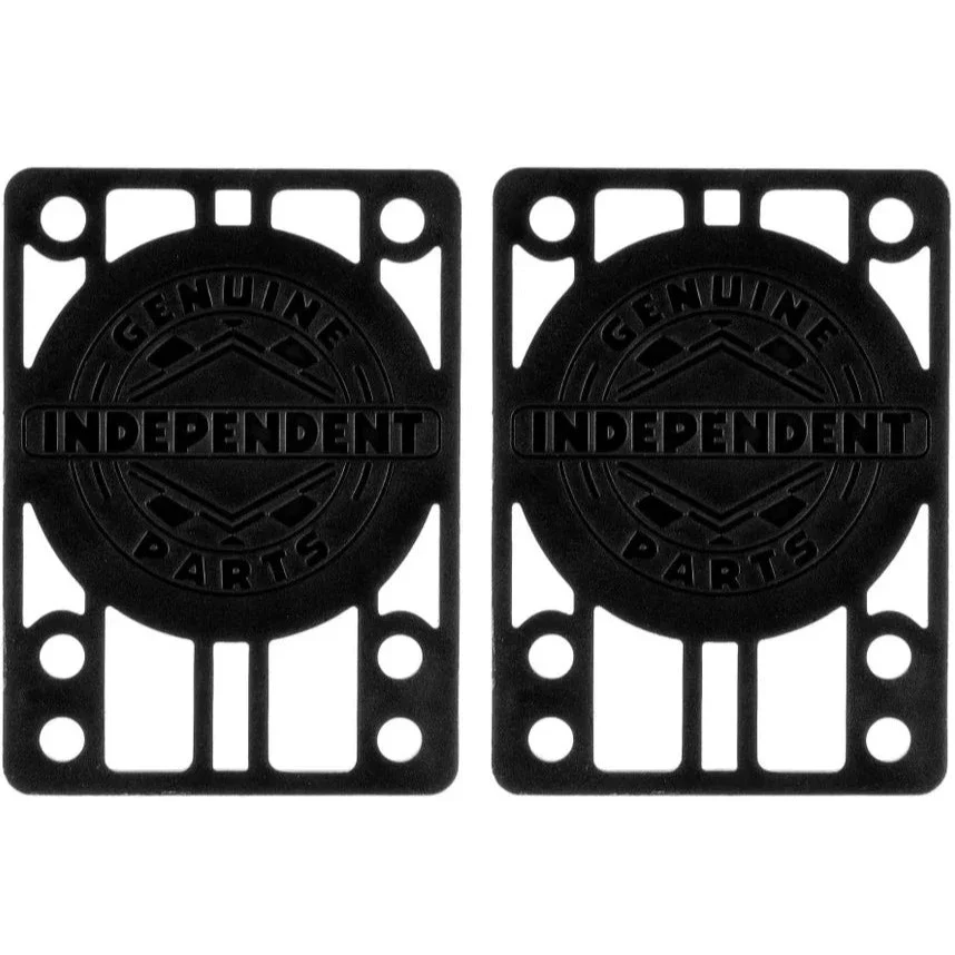 INDEPENDENT GENUINE PARTS 1/8" RISERS BLACK