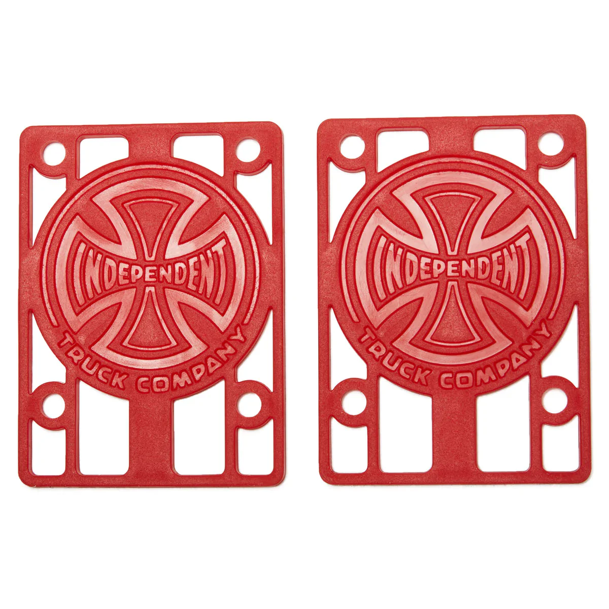 INDEPENDENT GENUINE PARTS 1/8" RISERS RED